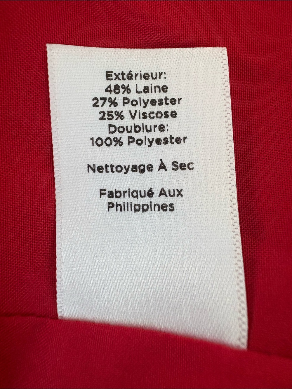 Talbots Red Skirt size 10 - Picture 7 of 7